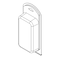 Visipak Thermoform-CLAMSHELL-#395-8.375-3.875-5.688-3.063-1.281-0.015-CLEAR, 400PK 395TF - alternate 1